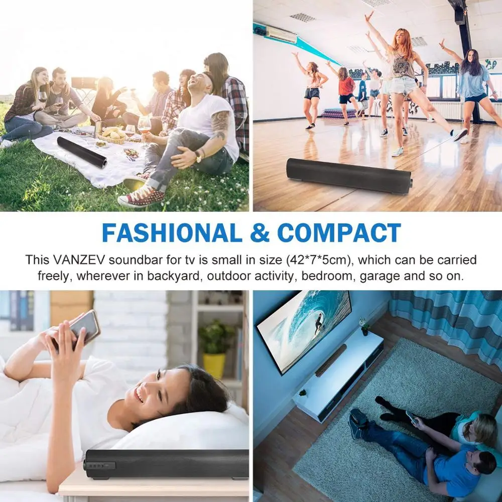 Мини звуковая панель домашний кинотеатр с объемным звуком для