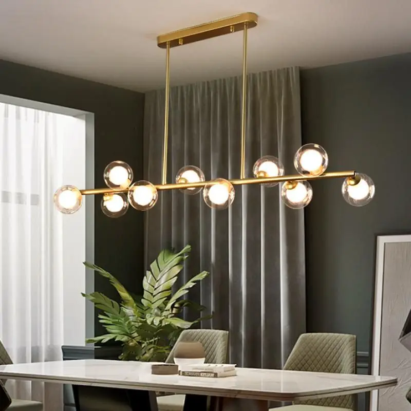 Подвесной светильник в скандинавском стиле креативный дизайн виде молекул лофта