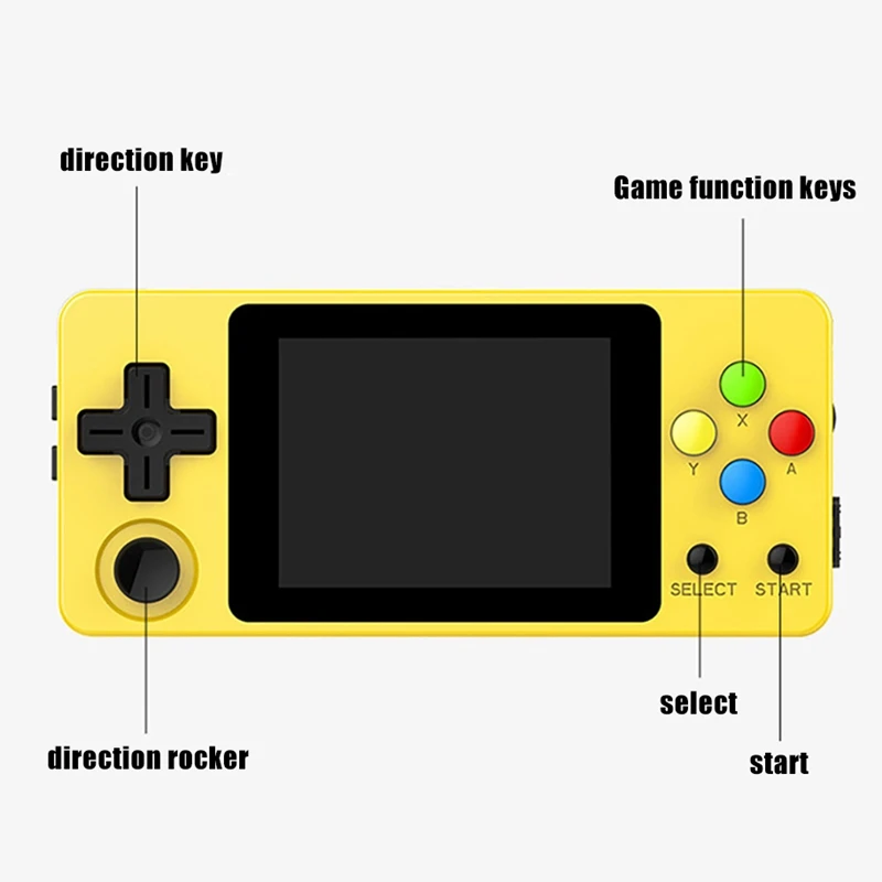 Дважды игра Сделай Сам 2 6 дюймов Экран мини портативные игровые консоли