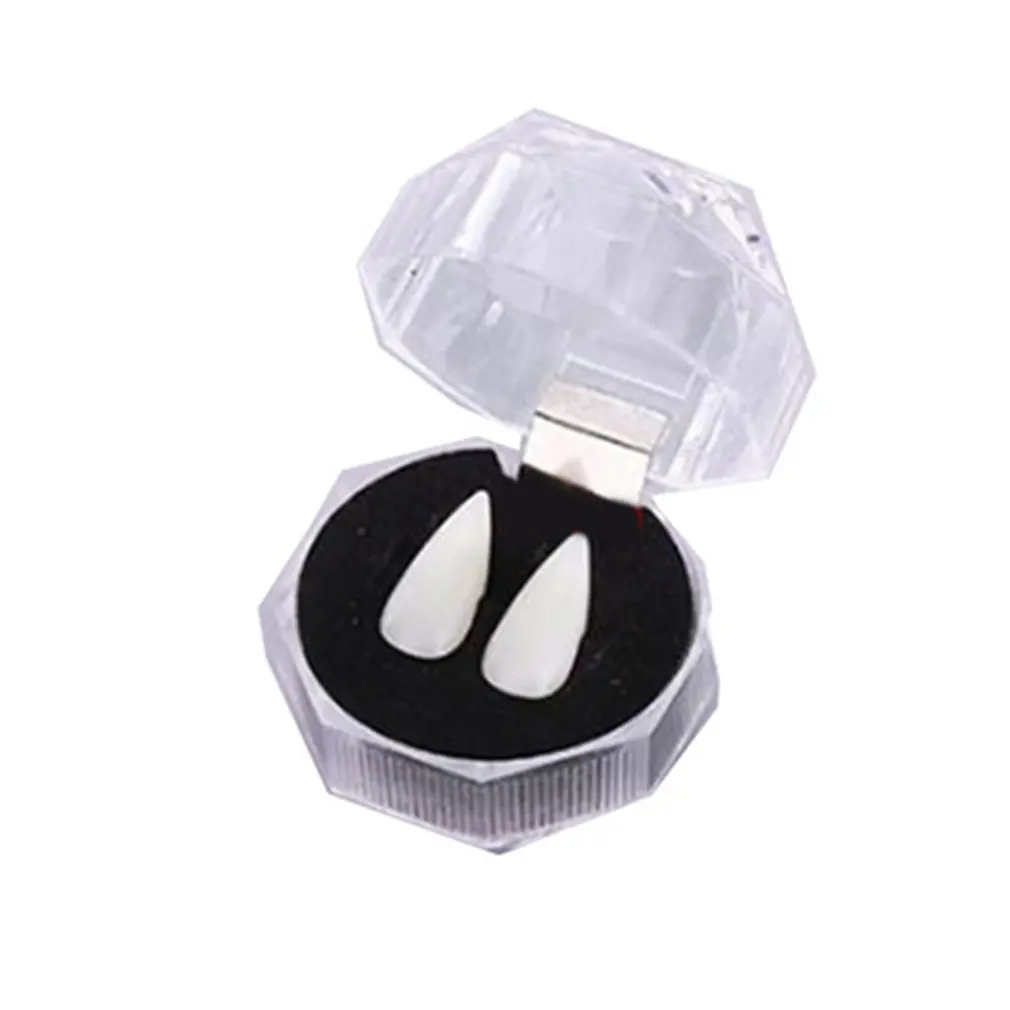 

1 пара клыки вампира на Хэллоуин, резиновые протезы, реквизит для косплея вампира, модный костюм, реквизит для вечеринок, товары для Хэллоуин...