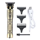 Профессиональный триммер для бороды для мужчин, Парикмахерская электрическая машинка для стрижки волос, беспроводная перезаряжаемая машинка для стрижки волос 0 мм