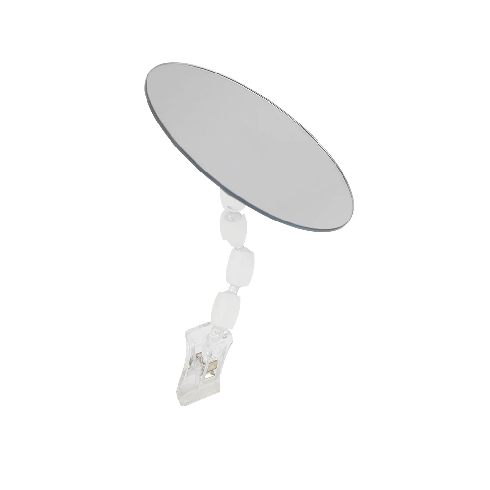 Пластиковый Серебряный поплавок акриловый душ круглый лист зеркала для макияжа