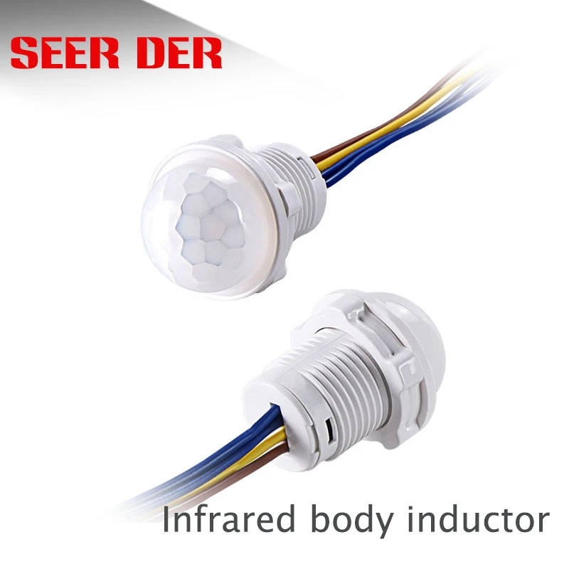 Мини шкаф PIR Сенсор детектор умный переключатель 110V 220V светодиодный инфракрасный