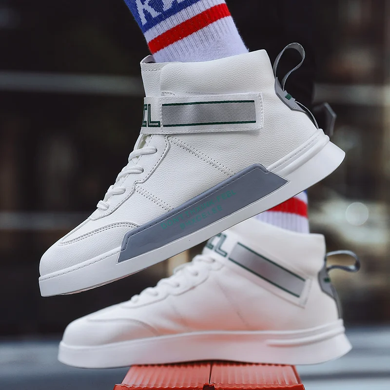

Sport Casual Shoes Sneaker Man Casual Shoe White Shoes Men's Sports Sneakers Spring Men Leather Sapatos 39 S High Top