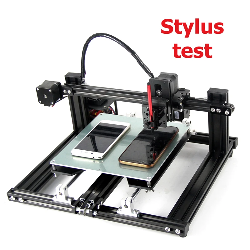 

Desktop Aluminum Frame Plotter Drawing Robot with Extended Laser Engraving Cutting Mobile Pad Touch Screen Stylus Test Function