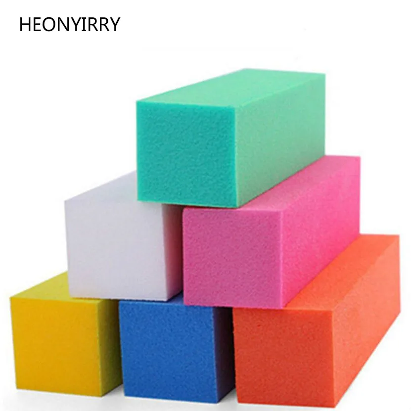 10 шт./компл. шлифовальная губка пилка для ногтей буферный блок УФ гель Сделай Сам