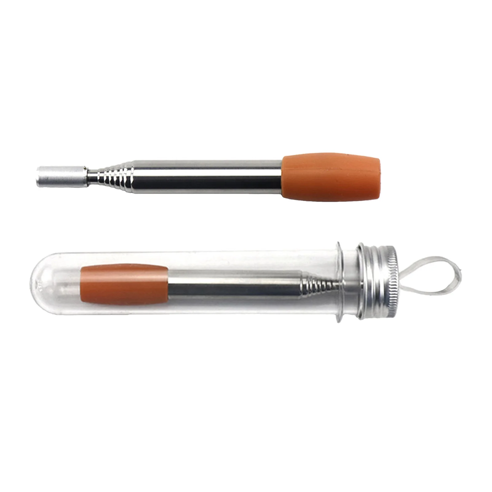 

Карманный складной нагнетатель огня из нержавеющей стали инструмент для кемпинга открытый выдвижной пояс для огня Портативный Кемпинг пут...