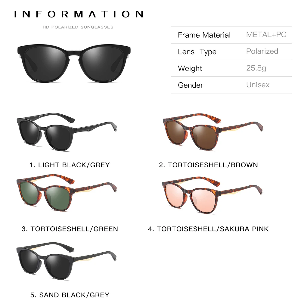 Женские очки-авиаторы DEARMILIU поляризационные очки в оправе кошачий глаз с линзами