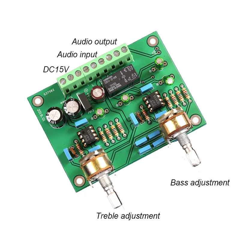 Усилитель звука Lusya JRC5534DD Hi Fi звуковая плата с регулировкой высоких басов