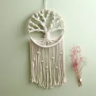Богемный гобелен макраме, настенный подвесной гобелен ручной работы, богемный подвесной Декор для дома, Ловец снов с деревом жизни