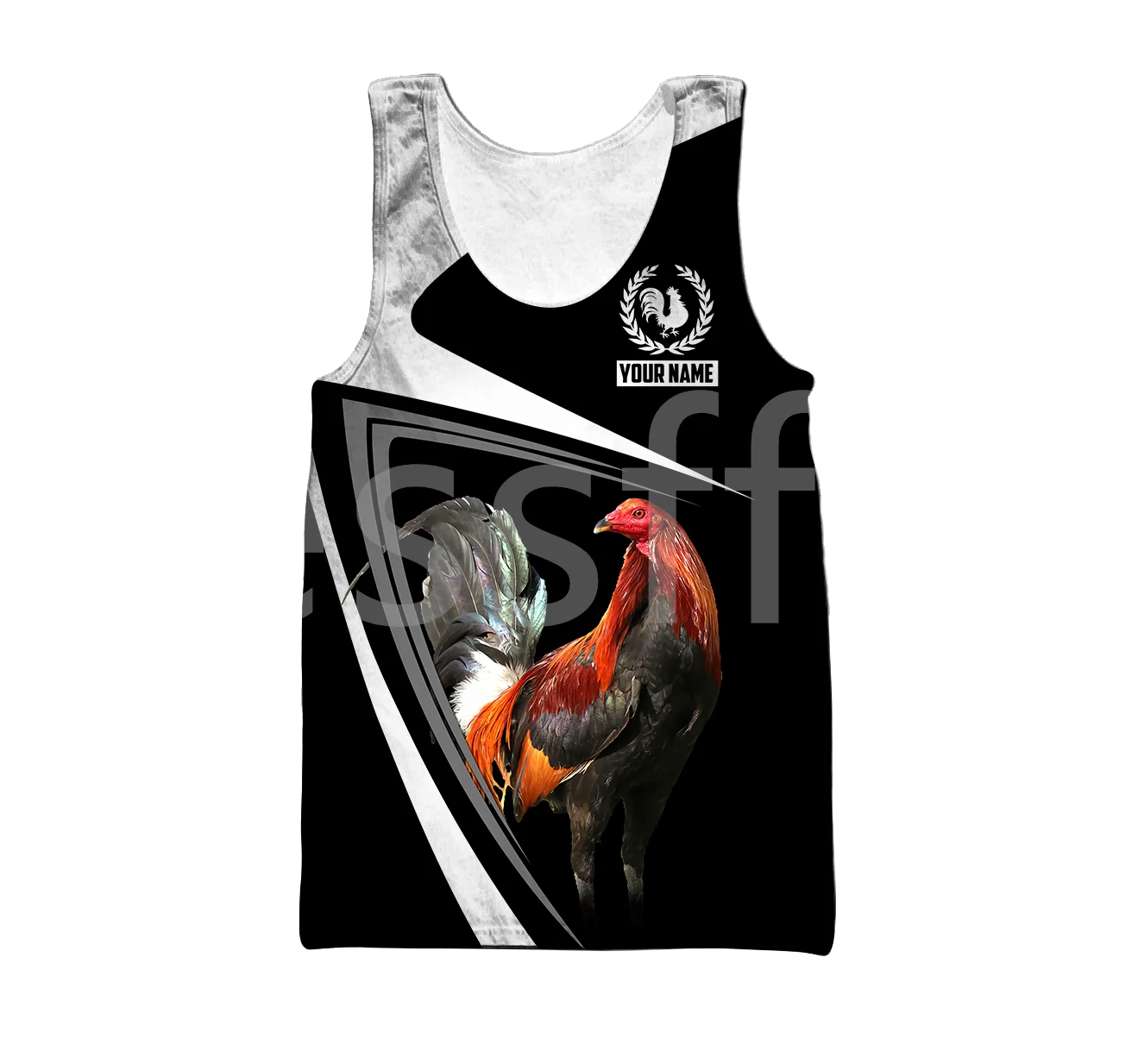 Мужская/женская летняя забавная камуфляжная майка без рукавов с рисунком