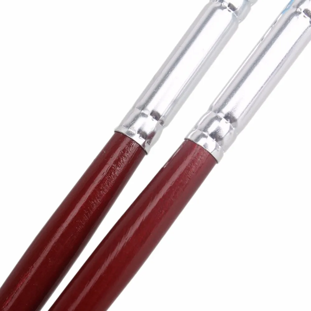 

5pcs red Handle Silicone Rubber Clay Shaper Sculpting Modelling Pottery Tools Set For DIY Crafts Pen Brush