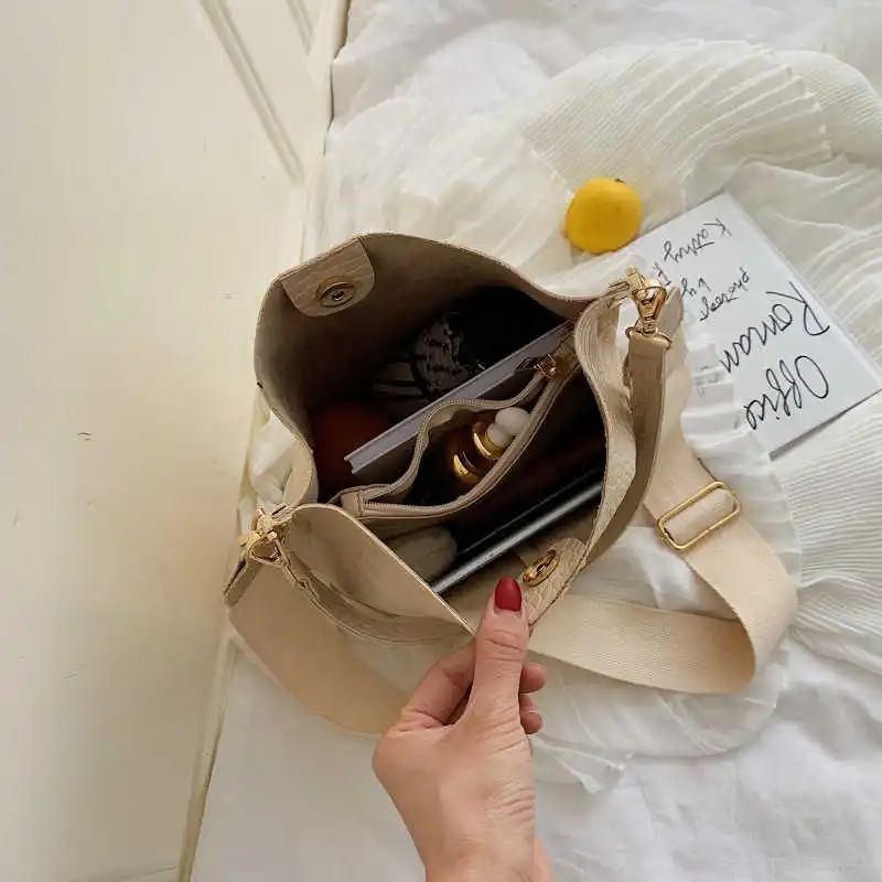 

Casual Leather Stone Pattern High Capacity Shoulder Crossbody Bags for Women 2021 Luxury Handbags Women Bags Designer Handbags