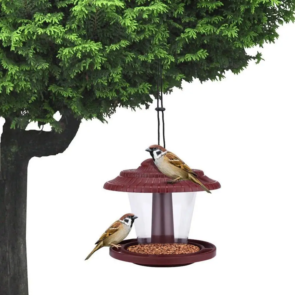

Bird Feeder Hanging Wild Bird Feeder Food Container for Garden Decoration and Birdhouses For Outside