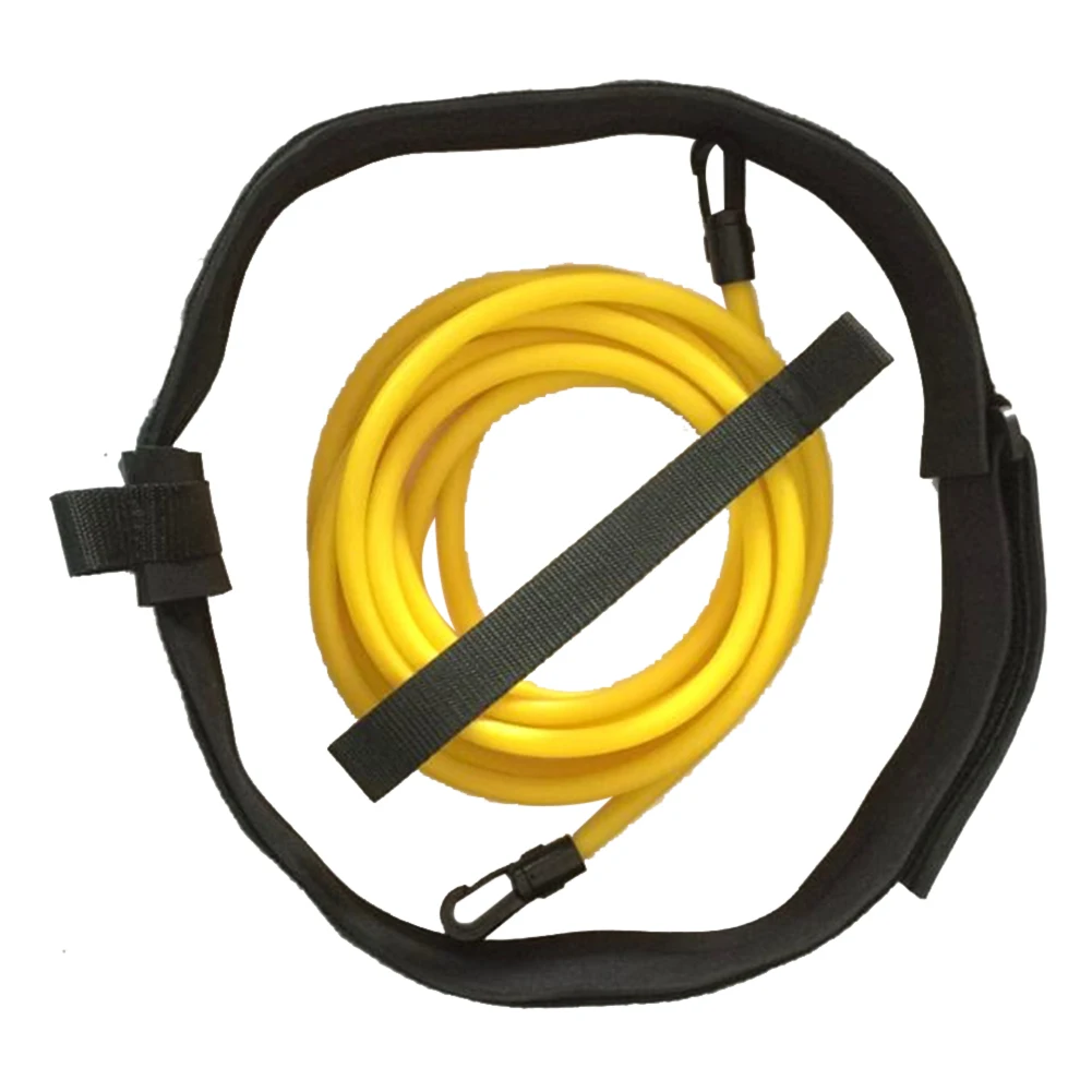 Эластичный веревочный костюм тренировочный пояс для плавания с поводком бедер |