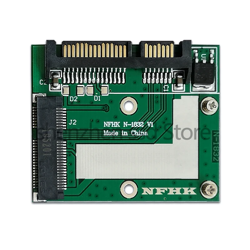 Универсальный mSATA Mini SSD на 2 5 дюйма SATA 22-контактный конвертер адаптер карты для