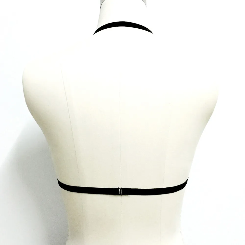 Лидер продаж пикантный женский бюстгальтер на бретельках в клетку укороченный