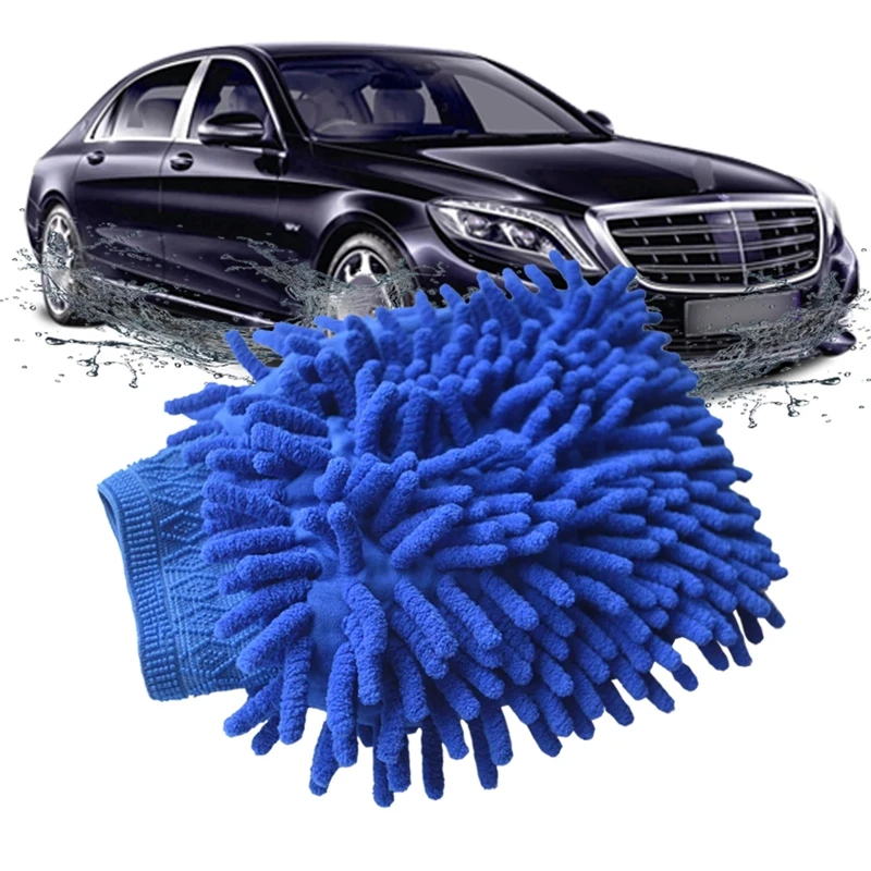 

Paint Cleaner Microfiber Chenille Car Styling Moto Wash Vehicle Auto Cleaning Mitt Glove Equipment Detailing Cloths Home Duster