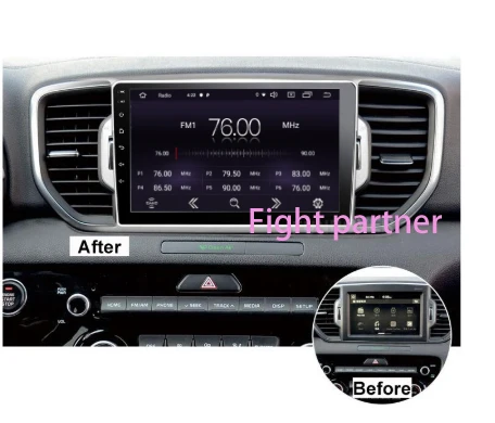 2.5D+IPS Android 9.0 Car Radio Multimedia Player GPS Navigator For KIA Sportage 4 2016 2017 2018 2019 KX5 Audio NO DVD | Автомобили и