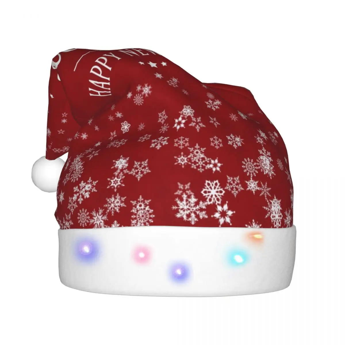 

Christmas Snowflakes New Year Card Merry Christmas men's ladies festive Christmas hat wool hat Unisex hats