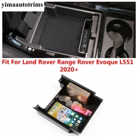 car storage box central console glove tray organizer plastic auto interior accessories for range rover evoque l551 2020 2022