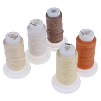 50meters diy hand waxed thread 0 8mm 50m polyester cord sewing machine stitching for leather craft handicraft tool