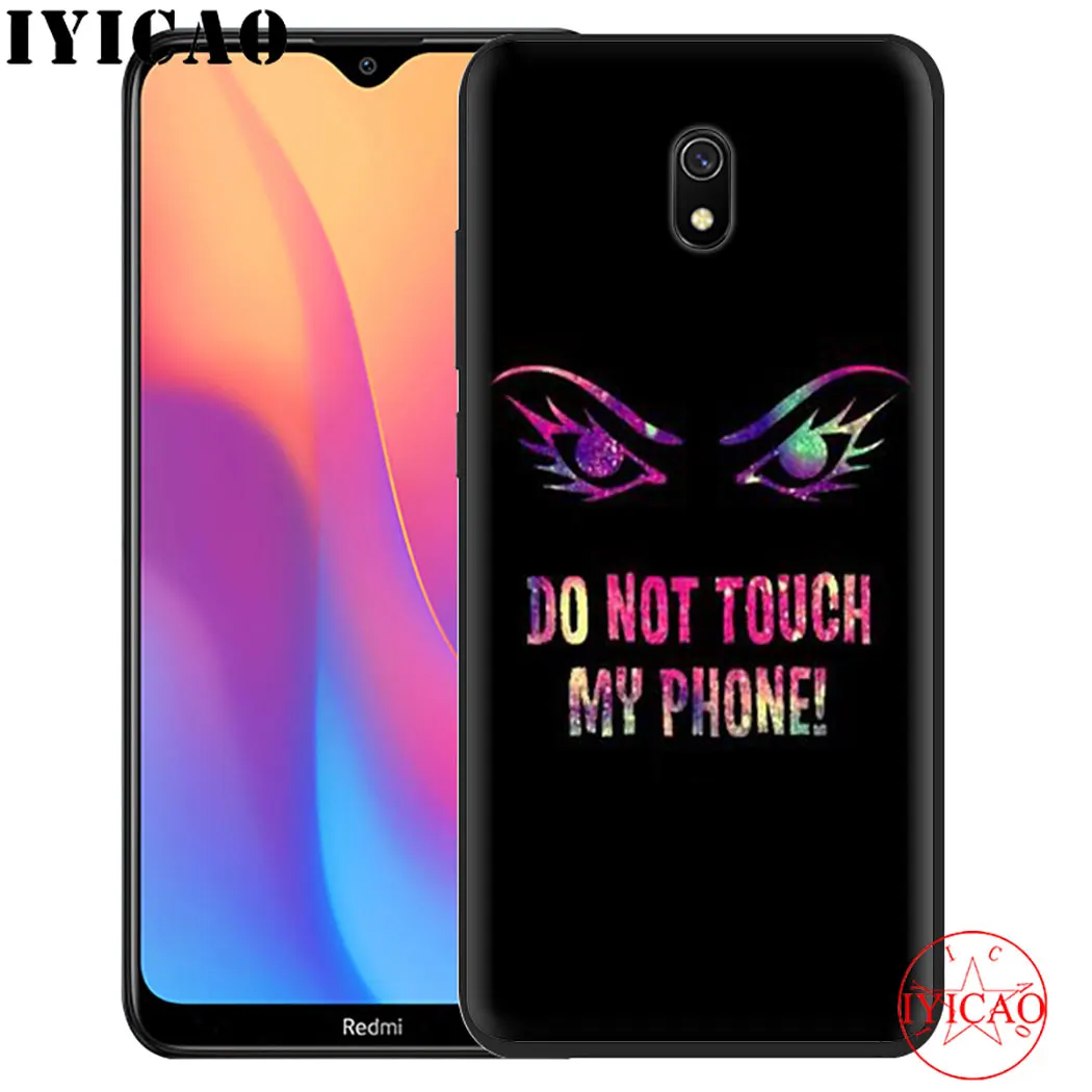 Don t touch my phone Мягкий силиконовый чехол для телефона Redmi Note 4X 5A Prime 6 7 8 Pro 8T
