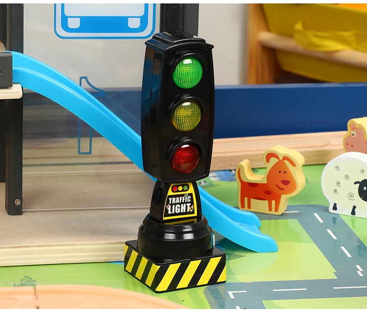 С голосовым светофосветильник Игрушечная модель сигнала дорожный знак