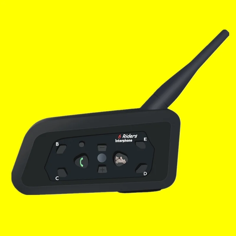 Bluetooth мотоциклетный Интерком связывающий телефон 6 гонщиков шлем гарнитура мото |