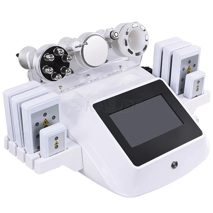 

Вакуумная Ультразвуковая кавитация 40K RF 8 Lipo лазерная машина для похудения тела Радиочастотное устройство для ухода за кожей