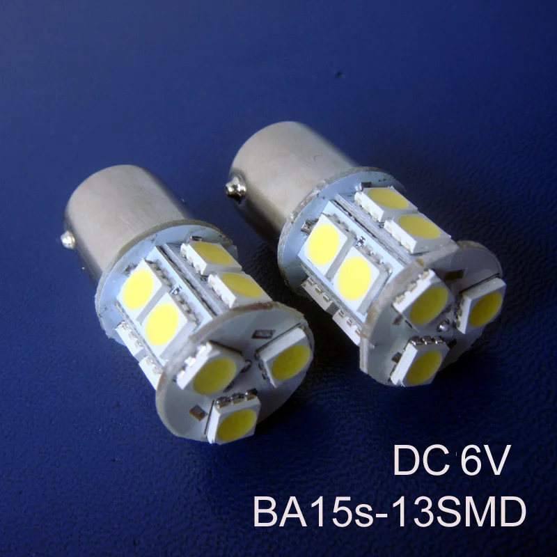Высококачественная Светодиодная лампа постоянного тока 6 в 1156 BA15s BAU15s P21W 7506 7507 380