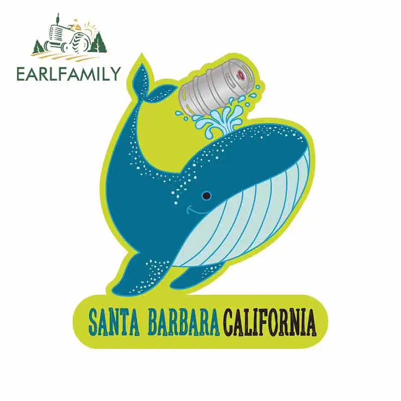 EARLFAMILY 13 см x 11 2 для животных Кита Калифорния милые водонепроницаемые