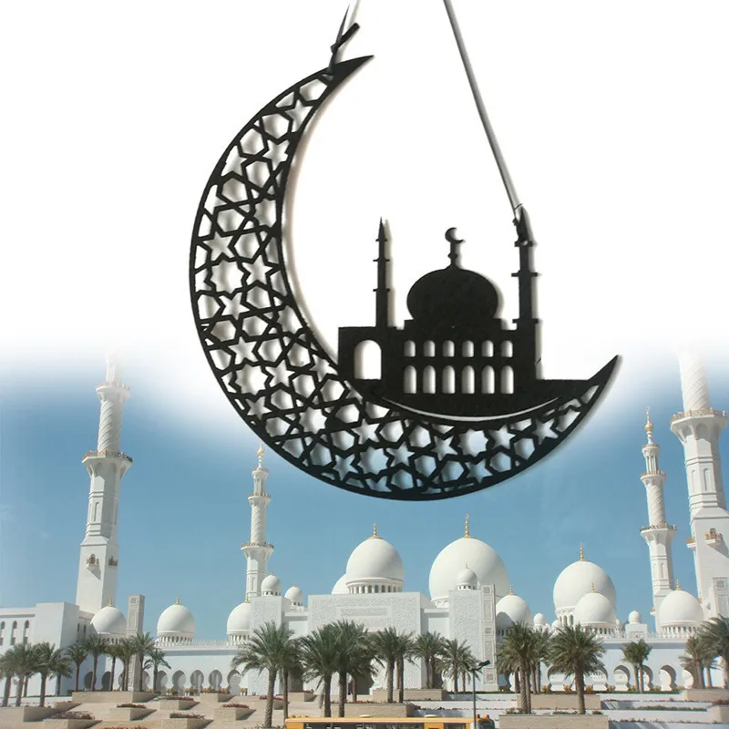

New Design DIY Decorative Accessory Eid Pendant Ramadan Non-woven Fabric Home Door Festival Ramadan Hanging Accessories