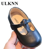 baby shoes with flat shoes the new 2022 children single girl toddlers cream colored shoes outdoor leisure small leather shoes