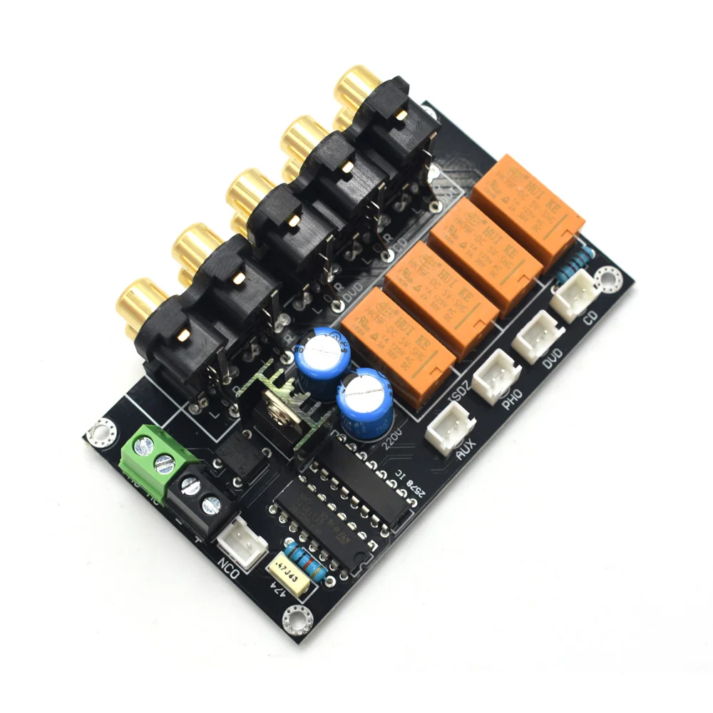 4 ходовой аудиопереключатель с сенсорной кнопкой плата выбора входа вход