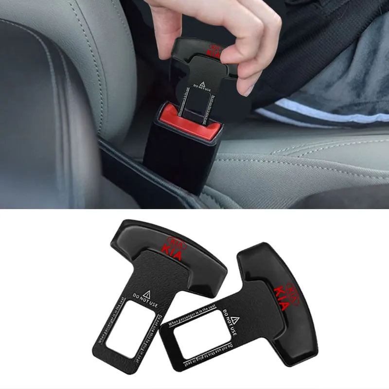

1pcs Car Universal Decoration Interior Car Safety Belt Buckle for KIA Rio Ceed Sportage Cerato Soul Sorento K2 K5 Flip Car Goods