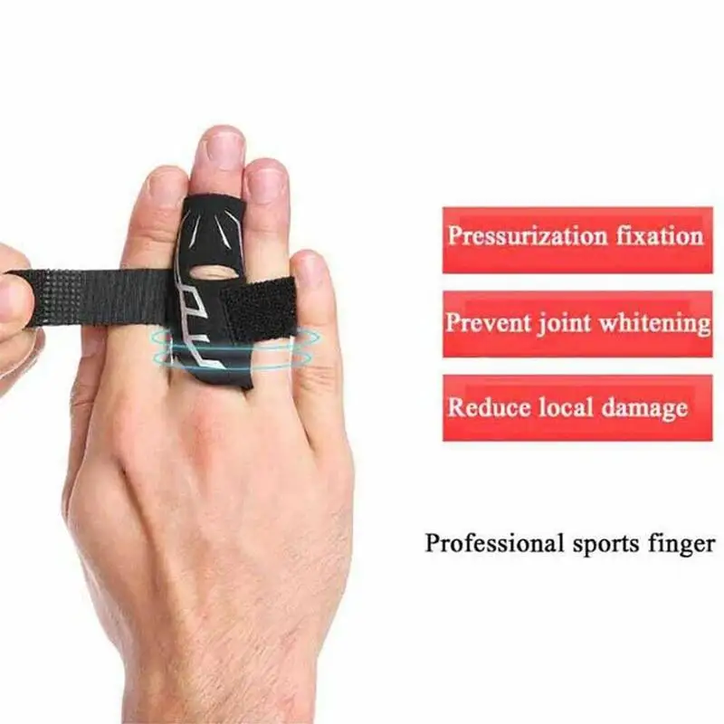 Черные M/L протекторы для пальцев баскетбола защита фиксации спортивный браслет