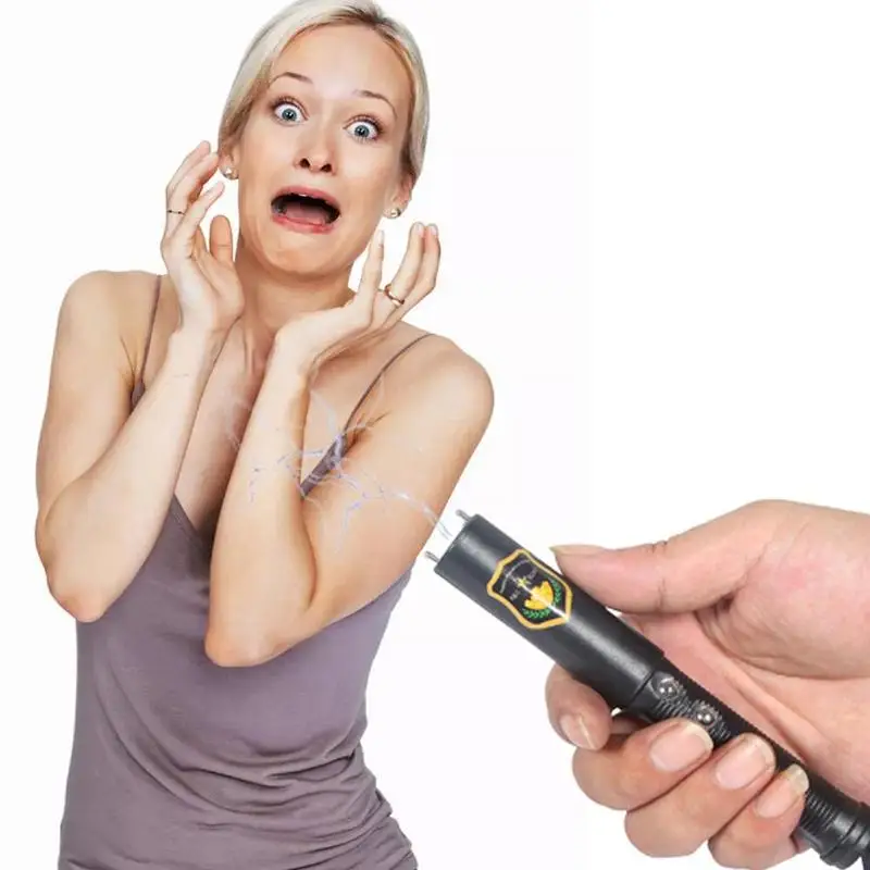 

Spoof Electric Stick Toys Shocking Novelty Flashlight Whole Safety Joke Gadget Toy Anti-stress Trick Person Funny Toys