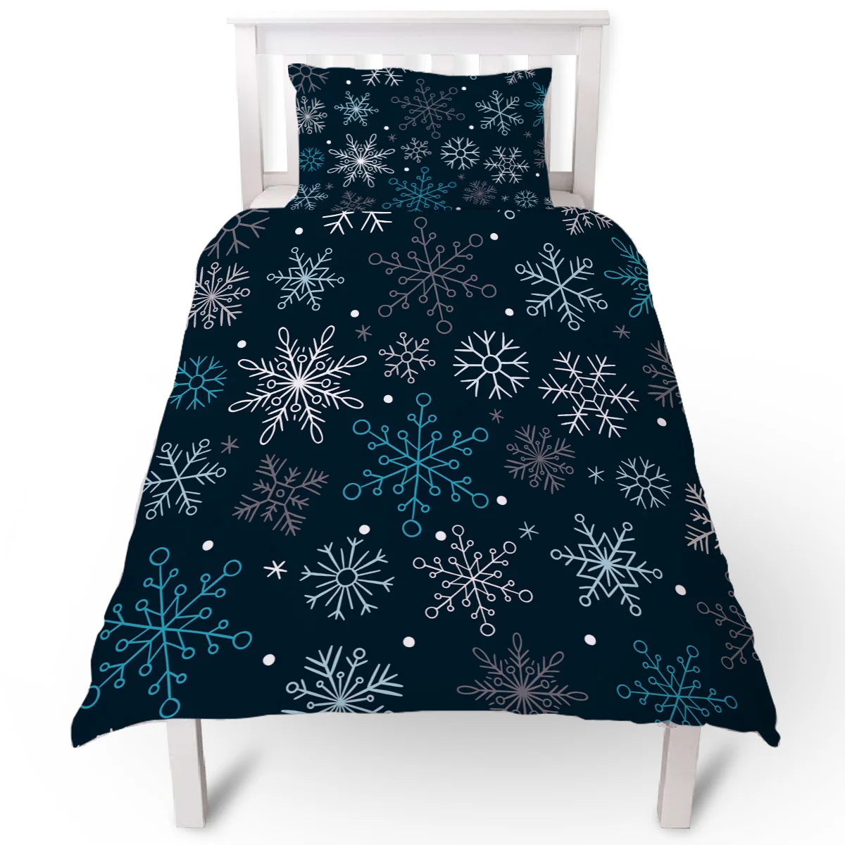 Абстрактные Снежинка Пододеяльник подушка чехол Стёганое одеяло крышка