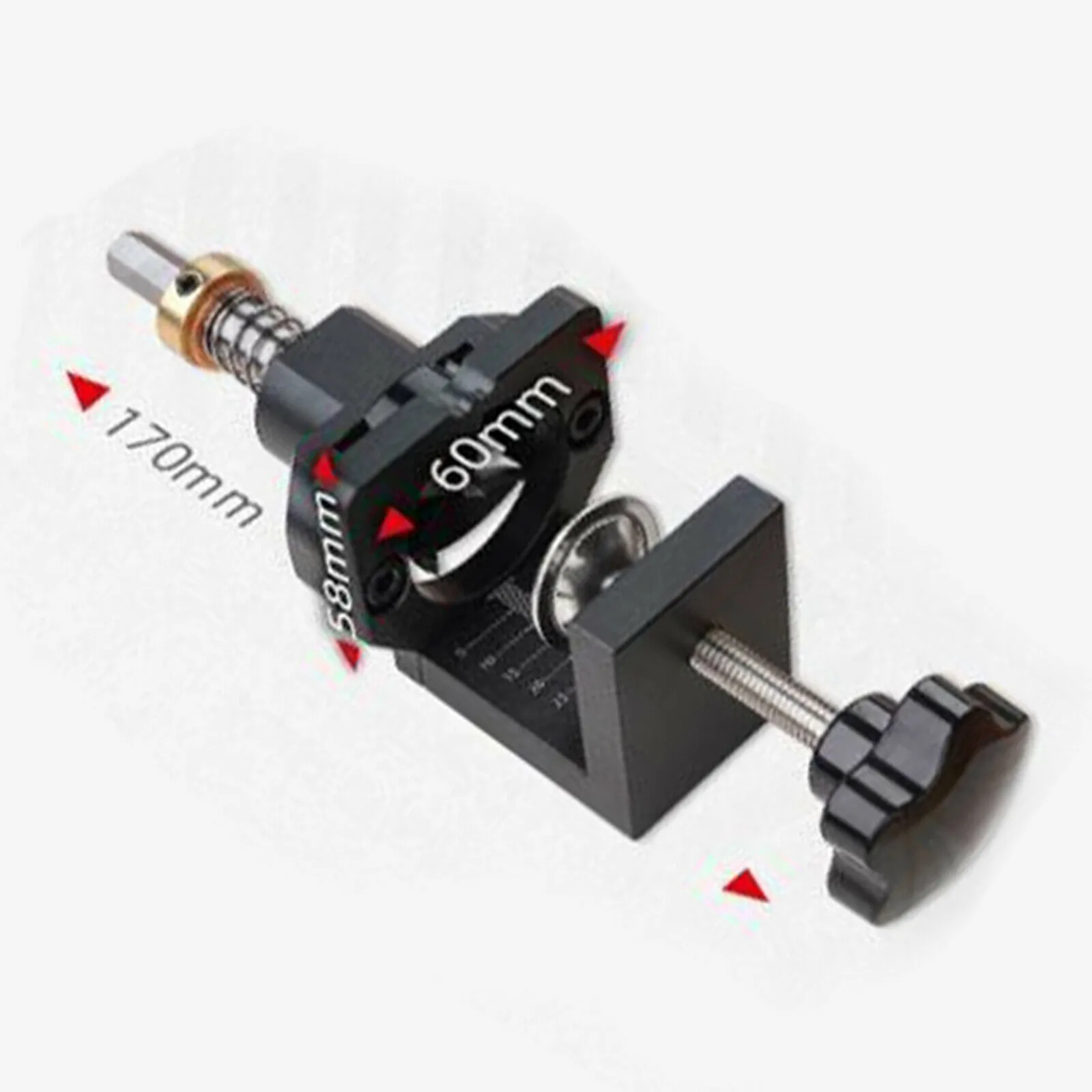 

Tool Hole Opener 170x60x58mm Accessary Aluminum Alloy Cabinet Hinge Jig