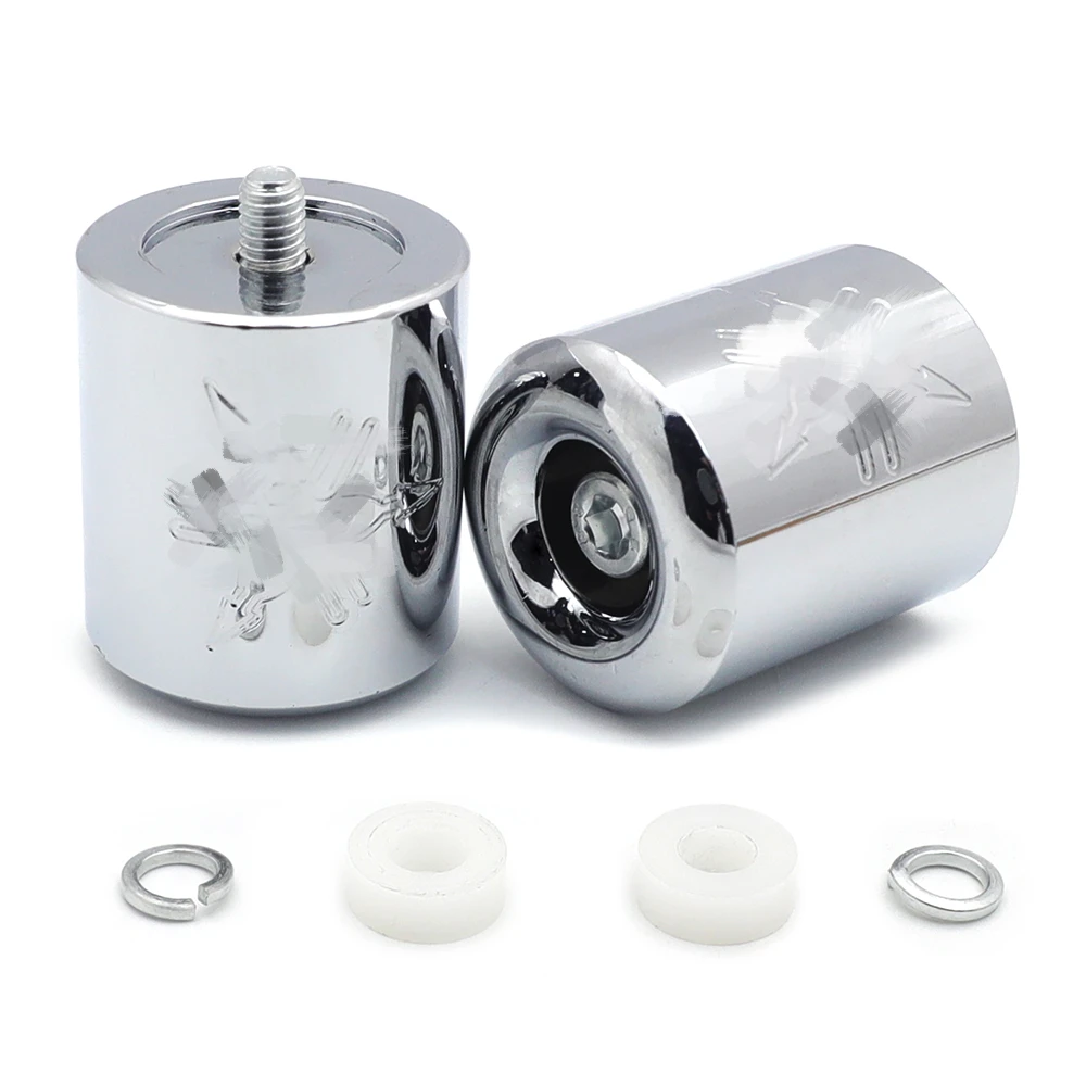 Ползунок на руль для Yamaha R1 1998 2012/R6 2006 Up/FJR1300 хромированный Afermarket бесплатная