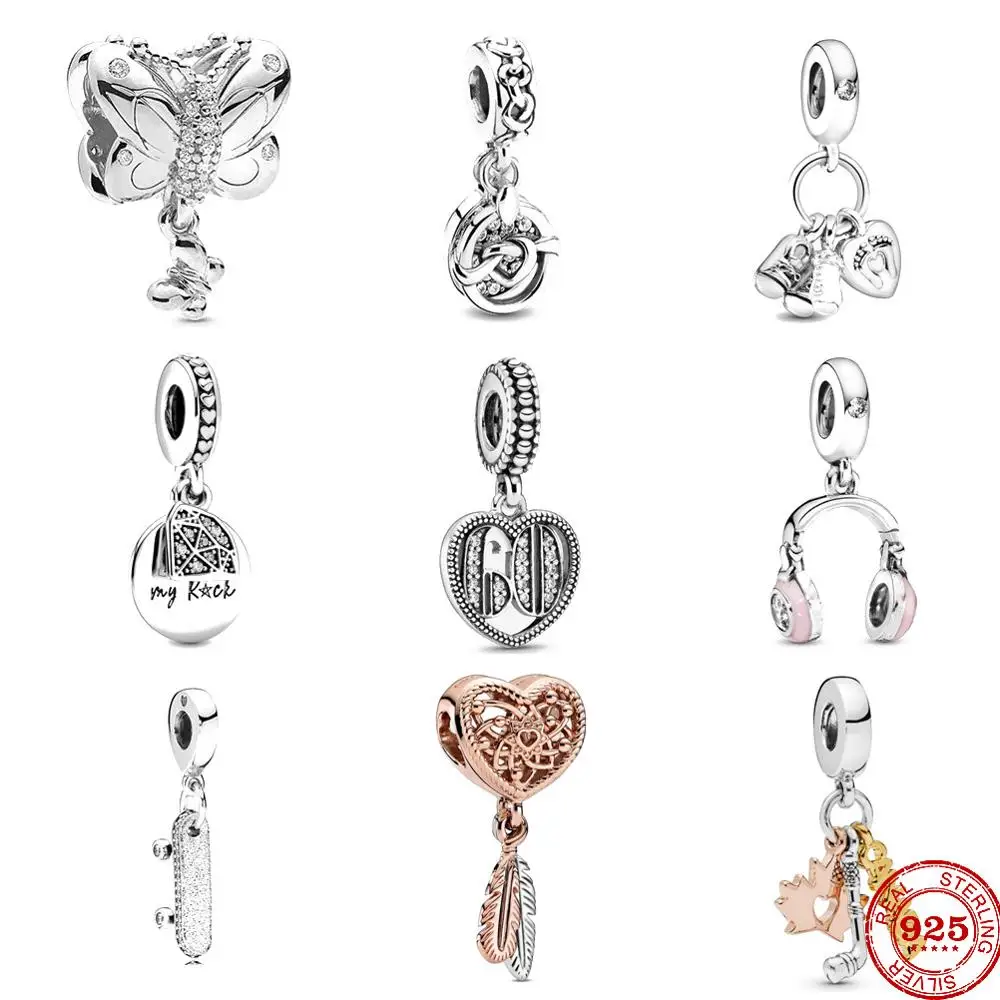 925 стерлингового серебра детских бутылочек и обувь велосипедов 60 м блестящая