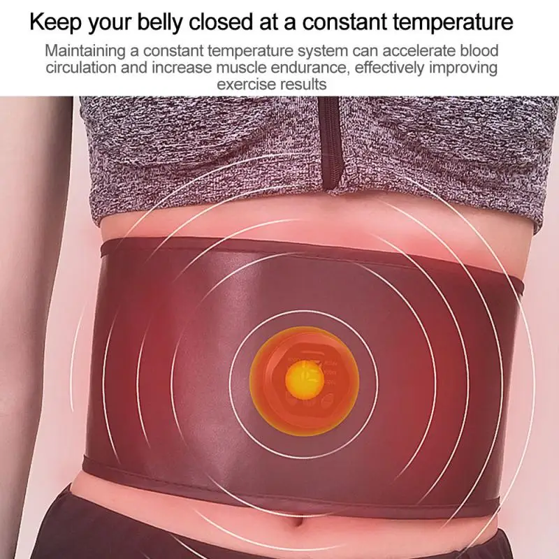 

Rechargeable Electric Abdominal Waist Leg Muscle Stimulator Slimming Massage Unisex Body Exercise Muscle Fitness Equipment