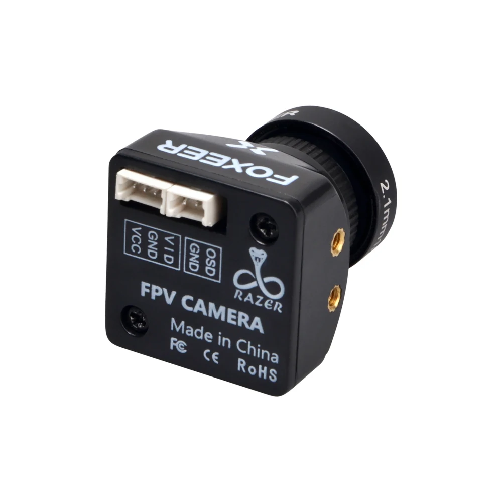New Arrival Foxeer Razer Mini 1200TVL FPV Camera 5MP 2.1mm M12 Lens 16:9/4:3 PAL/NTSC Switchable CMOS 1/3 4.5-25V for Drone | Игрушки и