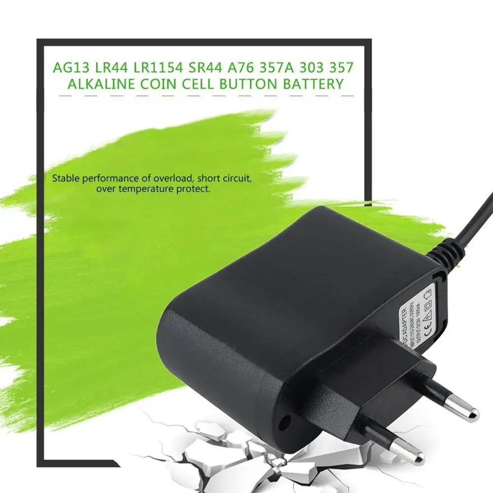 Универсальный AC 100 240V к DC 9V 1A переключение высокого источника питания конвертер