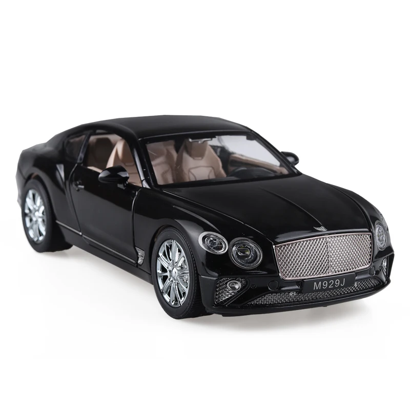 

1:24 Diecasts Car Toy Vehicles Simulation Alloy Model Car Metal Luxury Pull Back Car Toys Sound Light For Collection Kids Gifts