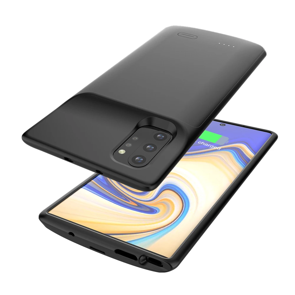 Для samsung Galaxy Note 10 Plus чехол для батареи ультра тонкий резервный внешний аккумулятор перезаряжаемая обложка чехол для samsung Note 10 чехол для питания