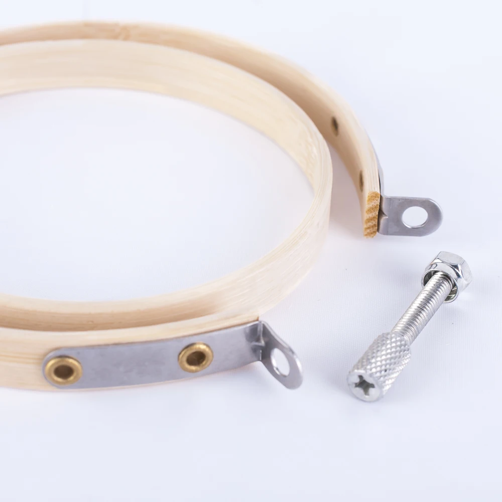 

10pcs 8cm(3.15inch) Embroidery Hoop DIY Tool Cross Stitch Chinese Traditional Circle Bamboo Frame hoops Sewing Manual Accessory
