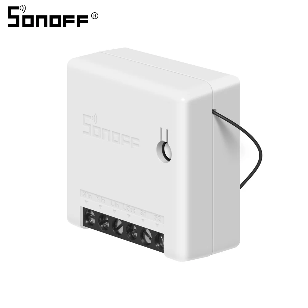 Интеллектуальный выключатель света Sonoff экшн-камера с Wi-Fi подключением Diy двухстороннее умный переключатель дистанционного Управление переключатели работают с Alexa Google Assistant модуль 10A интеллигентая(ый) переключатель