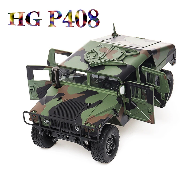 

HG P408 RC военный автомобиль 30 км/ч светильник звук Функция 1/10 2,4 ГГц 4WD 16CH радио Управление автомобиль RC игрушечные модели автомобилей